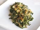 Team Building - Organic Chicken & Sides Cooking Class in San Francisco: sautéed collard greens