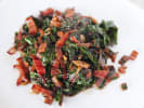 Cooking Class - Skillet Steak at Home in Nashville: sauteed swiss chard