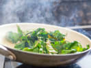 Team Building Cooking Class - Homemade Southern Favorites in Houston: sauteing greens