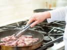 Cooking Class - Seasonal French Bistro in Carlsbad & Oceanside: sauteing lamb chops