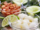 Cooking Class - Satisfying Seafood in Baltimore: scallop ceviche ingredients A8E66EE