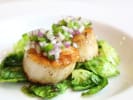 Cooking Class - Asian Fusion Seafood: scallops with brussels sprouts