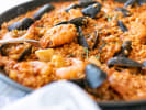 Cooking Class - Signature Paella in Manhattan: seafood paella with shrimp and mussels