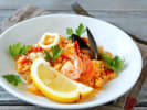 Cooking Class - Italian Seafood in South Bay Los Angeles: seafood risotto with mussels