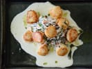 Couples Cooking Class - Sauces for Seafood and Poultry for 2: seared scallops
