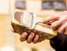 Cooking Class - Flavors of Spain - Date Night in Manhattan: shaving cheese