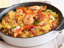 Online Cooking Class - Perfect Paella and Crema Catalana: shrimp paella