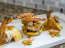 Team Building - Classic Spanish Tapas With a Twist in Boston: shrimp polenta