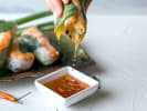 Cooking Class - Vegetarian Sushi in Kansas City: shrimp spring rolls with dipping sauce