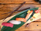 Team Building Cooking Class - Explore Classic Japanese Fare in Hollywood Area: shrimp tuna and salmon nigiri