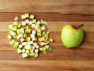 Cooking Class - Sweet and Savory Hors d'Oeuvres: diced apple