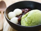 Team Building - Japanese Seafood Night: luis green tea ice cream