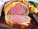 Cooking Class - Classic Beef Wellington: sliced beef wellington