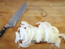 Cooking Class - Vegetarian and Gluten Free Indian in Boston Proper: sliced onion