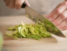 Cooking Class - Eating With the Seasons in Washington, D.C.: slicing brussels sprouts