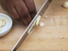 Cooking Class - French ProvenÃ§al Cooking: slicing garlic