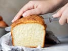 Cooking Class - Sunday Brunch in Japan in Newton: slicing japanese milk bread