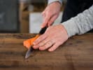 Cooking Class - Donabe:  Japanese One Pot Wonder in East Bay: slicing salmon