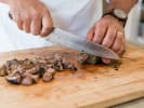 Cooking Class - Authentic Latin Fare: slicing steak