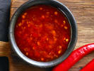 Online Cooking Class - Handcrafted Hot Sauce: small bowl of hot sauce