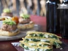Cooking Class - A Picnic! in San Francisco: spinach and pinenut quesadillas 