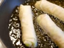 Team Building Cooking Class - Modern Asian Flavors in Kansas City: egg rolls deep frying