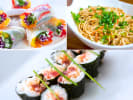 Cooking Class - Sushi, Noodles and More in South Bay Los Angeles: spring rolls with soba noodles and spicy tuna roll
