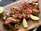 Cooking Class - Southern-Style Steakhouse: steak with jalapenos