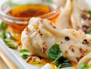 Cooking Class - Fold, Fill & Feast: Vegan Wonton Edition in Culver City: steamed vegan wontons wih chili oil (1)