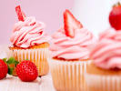 Cooking Class - Celebrating Women Menu: strawberry barbie cupcakes
