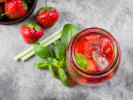 Cooking Class - Back to the Future-Themed Dinner: strawberry basil lemonade