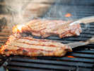 Cooking Class - Heat, Flame and the Perfect Grill in Minneapolis: strip steak on the grill