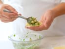 Cooking Class - Japanese Dumplings and More in South Seattle: stuffing dumplings