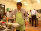 Sushi Making Class - Roll Sushi & Fold Dumplings by Hand in Manhattan: sushi class participant