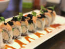 Cooking Class - Sushi Rolls at the Infinity Towers in San Francisco: sushi roll with salmon and tobiko