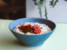 Food Tour - A Stroll Through Davis Square Somerville in Boston: sweet oatmeal with berries
