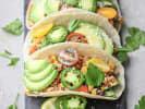 Team Building Cooking Class - The Best Guacamole Competition: tacos with avocado slices