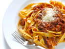 Cooking Class - Pasta and Other Italian Classics in Brooklyn: tagliatelle pasta with meat and mushroom sauce