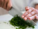 Team Building Cooking Class - Kitchen Face-Off in San Francisco: chopping chives