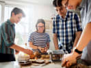 Cooking Class - Pasta-Making 101 for Kids in Manhattan: teenage kids making pasta