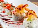 Cooking Class - Make Epic Sushi Rolls at a Local Brewery and Taproom in Boston Proper: tempura sushi roll with an elegant plating