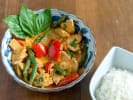 Team Building Cooking Class - Handmade Thai Fare in East San Diego: thai chicken curry with rice