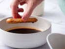 Cooking Class - Roll Your Pasta and Make Italian Dessert: tiramisu dessert making by soaking ladyfinger biscuits