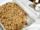 Cooking Class - DIY Yogurt & Granola From-Scratch: toasting granola on a tray