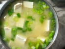 Cooking Class - Modern Sushi: tofu miso soup with green onions
