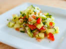 Cooking Class - Authentic New Orleans Cuisine in Indianapolis: tomato and cucumber salad