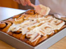 Cooking Class - Baking Basics for Sweet Treats: topping cinnamon rolls with frosting