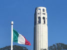 Food Tour - North Beach Gems: tour cosy coit tower flag Guide Blandina Farley