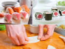 Cooking Class - Handmade Potstickers and Sushi: tuna maki roll and nigiri with potstickers