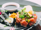 Team Building - Japanese Seafood Night: tuna stack